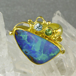 Boulder-Opal-Ring