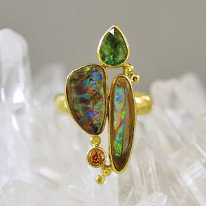 Boulder-Opal-Tsavorite-Ring-Jennifer-Kalled