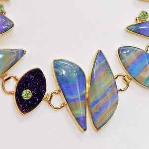 Boulder Opal Link Bracelet/Necklace