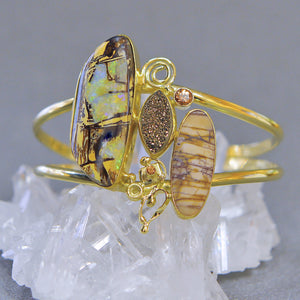 Boulder-opal-cuff-bracelet-gold-kalled