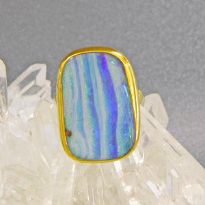 Boulder-opal-ring-gold-kalled-kasso