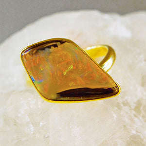 Boulder-Opal-ring-Kalled-Kasso
