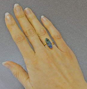 Boulder-Opal-Ring