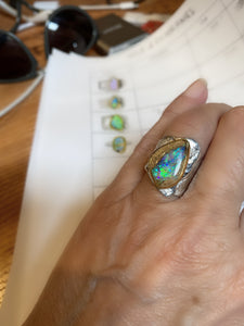 opal-petrified-wood-ring-gold-silver-kalled-kasso