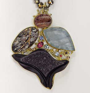 Jennifer-Kalled-black-drusy-pendant