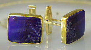 Lapis-cuff-links-kalled-gold