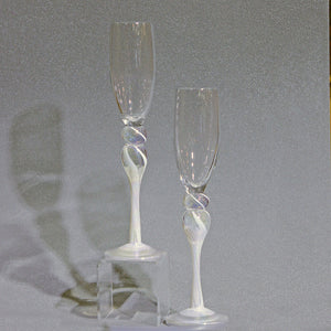 Rosetree-glass-ivory-champagne-flutes-kalled-gallery