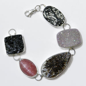 Black-pink-tourmaline-bracelet-necklace-kalled
