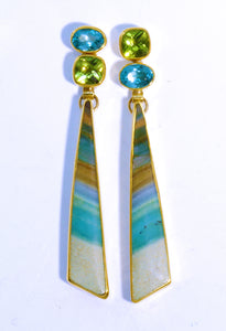 petrified-wood-apatite-peridot-earring-kalled
