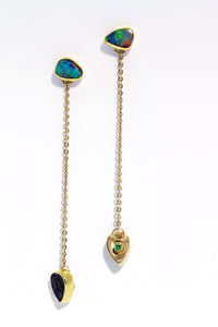 boulder-opal-pendulum-earring-black-tourmaline-gold-kalled-kasso