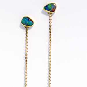 boulder-opal-pendulum-earring-black-tourmaline-gold-kalled-kasso