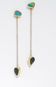 boulder-opal-pendulum-earring-black-tourmaline-gold-kalled-kasso
