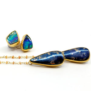 boulder-opal-covellite-earring-jacket-gold-kalled-kasso