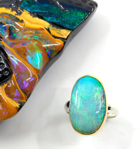 boulder-opal-ring-22k-gold-sterling-silver-band