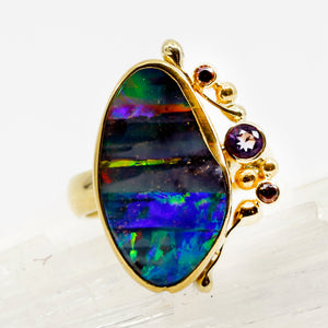 boulder-opal-22k-gold-ring-18k gold-kalled-kasso