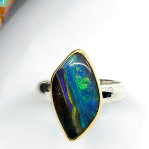 boulder-opal-ring-22k-gold-sterling-silver-band