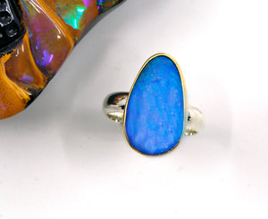 boulder-opal-ring-22k-gold-sterling-silver-band