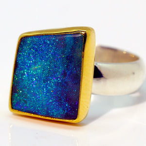 boulder-opal-ring-silver-gold-kalled-kasso