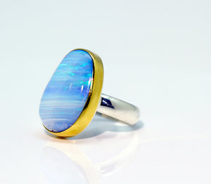 boulder-opal-ring-silver-gold-kalled-kasso