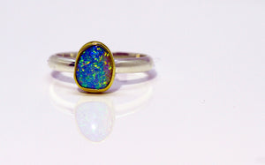 boulder-opal-ring-silver-gold-kalled-kasso