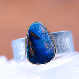 boulder-opal-ring-silver-gold-kalled-kasso