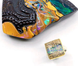 opal-petrified-wood-ring-gold-silver-kalled-kasso