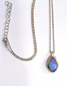 boulder-opal-pendant-gold-silver-kalled