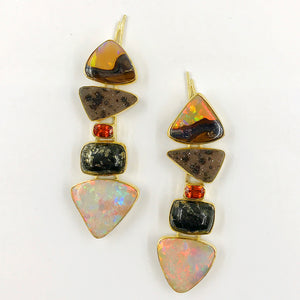 Yowah and Boulder Opal Pendant