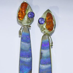 Boulder-opal-earrings
