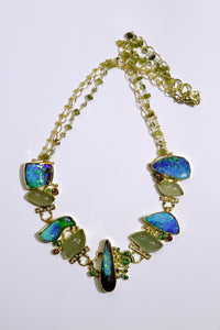 Boulder Opal Necklace "If There Were Angels"