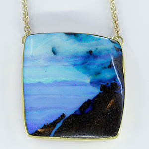 Boulder Opal Pendant “Seacoast Memories”