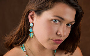 Jennifer Kalled Opal Earrings