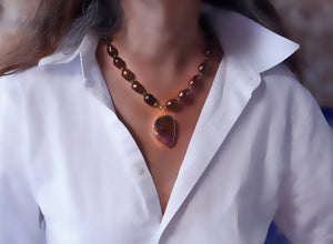 opal-matrix-pendant-pearl-peridot-22k-gold-kalled-kasso