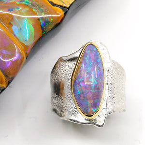 opal-petrified-wood-ring-gold-silver-kalled-kasso