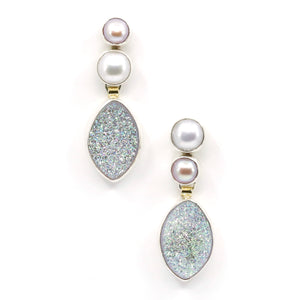 drusy-quartz-earring-long-pearl-silver-18k-gold-kalled