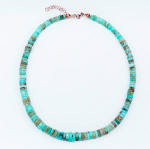 Peruvian Opal Beads 14k Gold