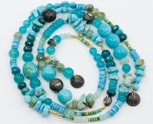 turquoise-amazonite-black-opal-beaded-necklace-kalled